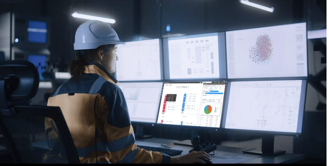 Kecerdasan buatan mampu mengoptimalisasi mandiri pabrik.