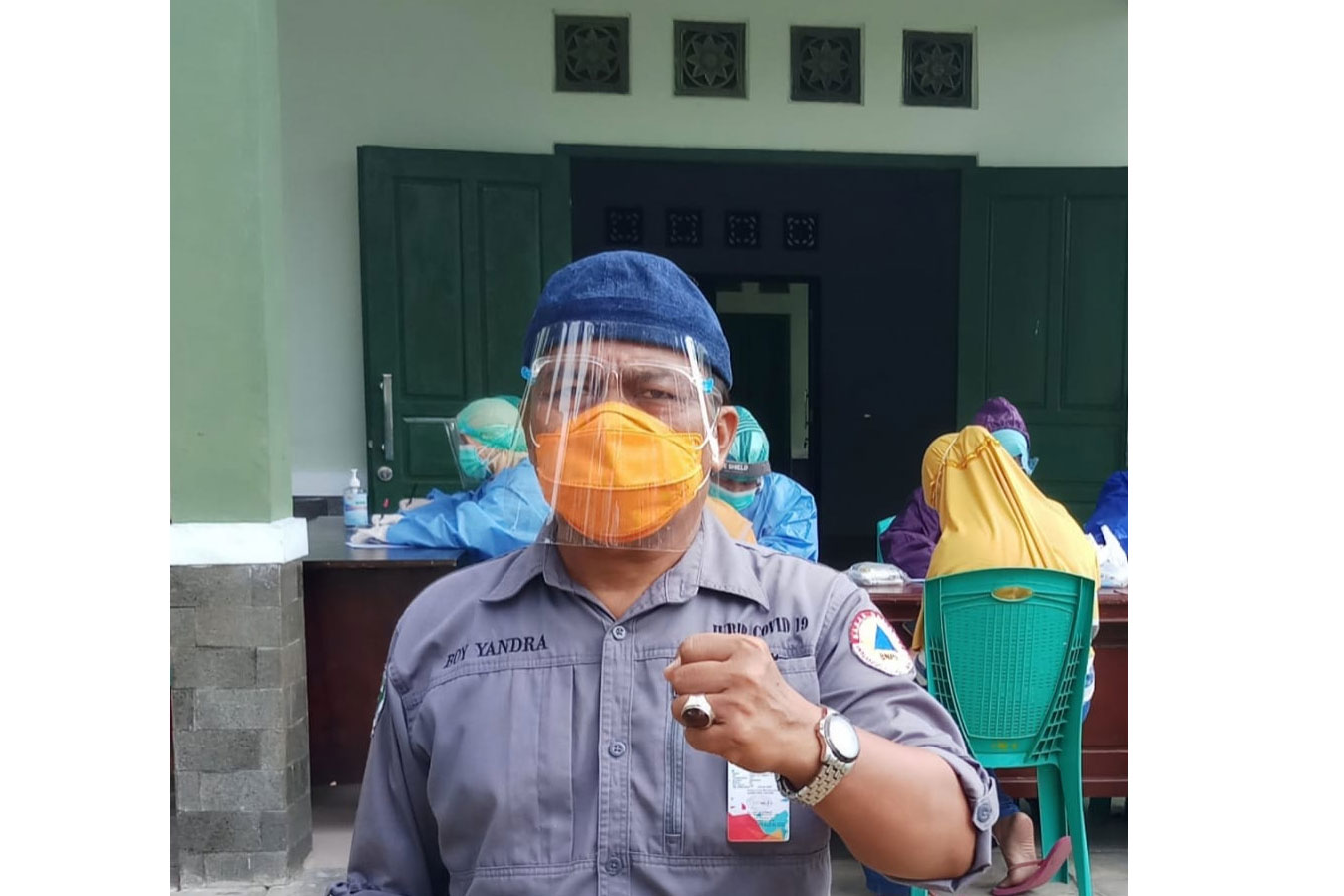 Jubir satgas covid-19 Bangka. Boy Yandra. 