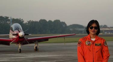 Letnan Dua Penerbang Ajeng Tresnadewi. 