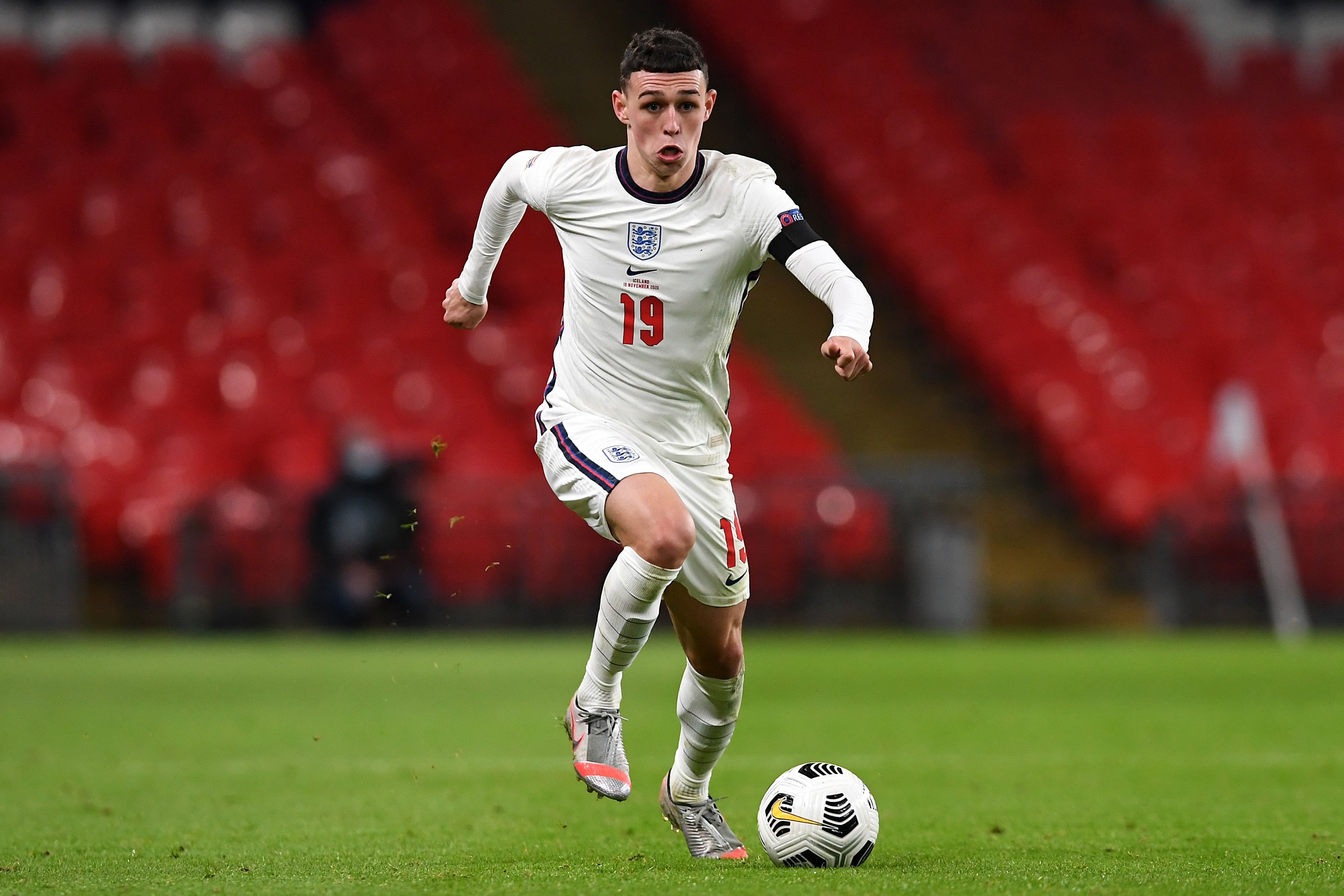 Gelandang timnas Inggris Phil Foden