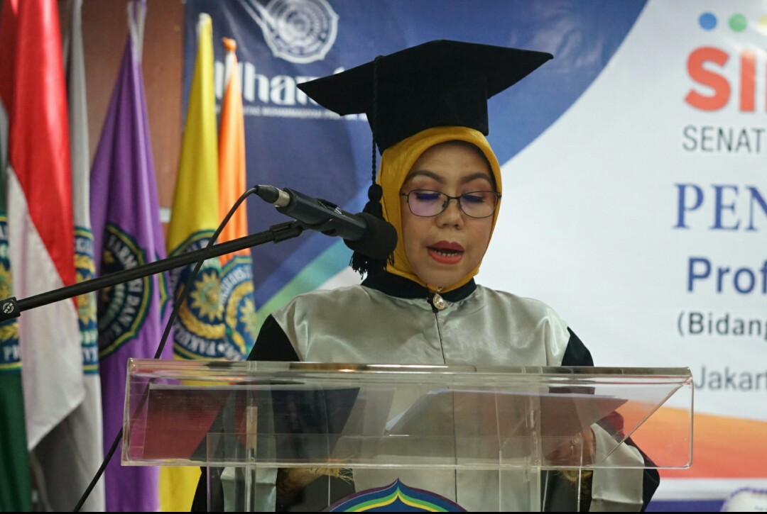 Uhamka kukuhkan Prima Gusti Yanti sebagai Guru Besar bidang Ilmu Pendidikan Bahasa dan Sastra Indonesia