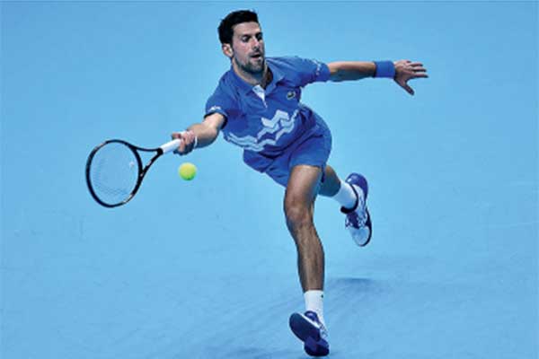 Petenis putra asal Serbia Novak Djokovic 