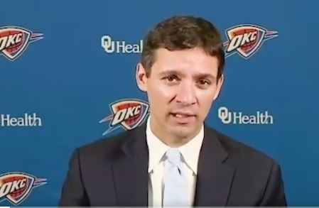 Pelatih Kepala Oklahoma City Thunder Mark Daigneault