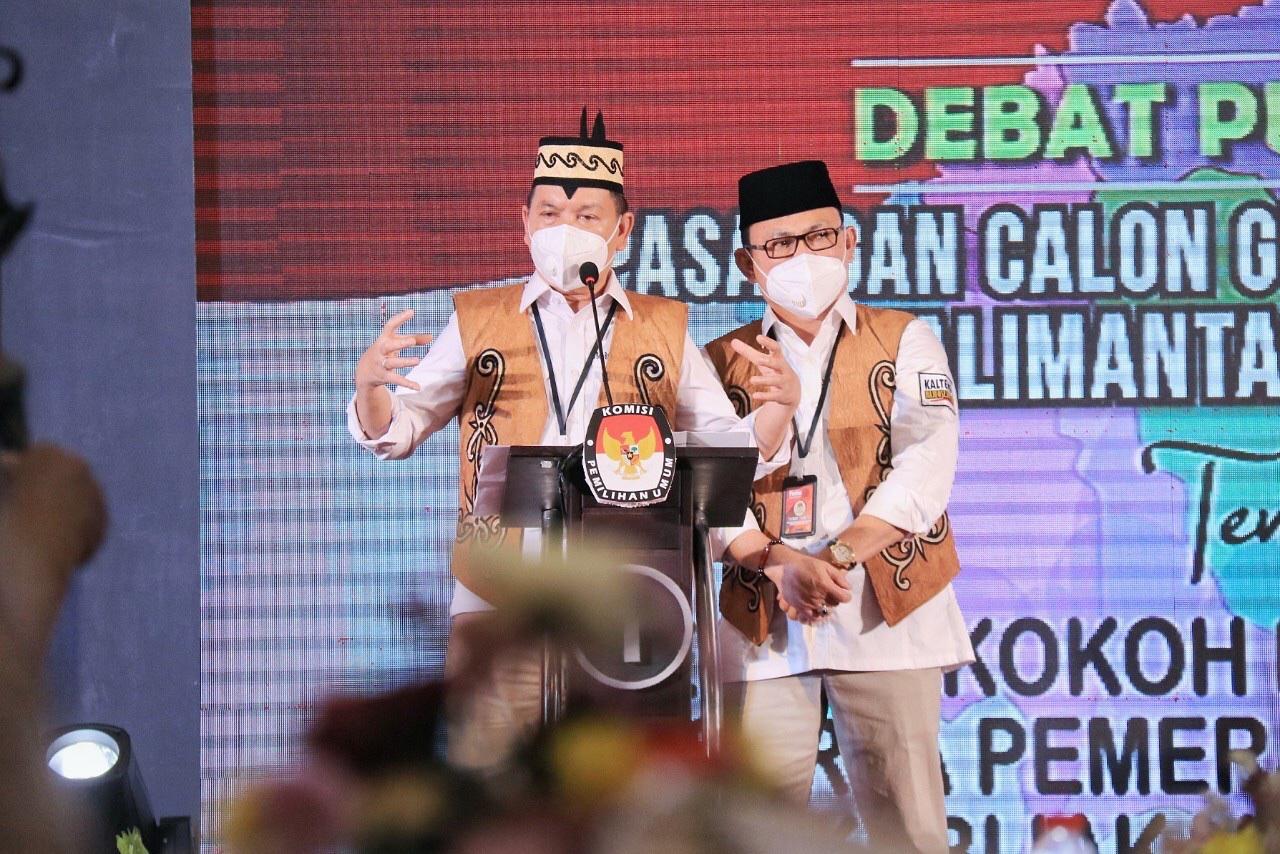 Calon Gubernur dan Wakil Gubernur Kalimantan Tengah Ir Ben Brahim S Bahat dan Dr Ujang Iskandar.