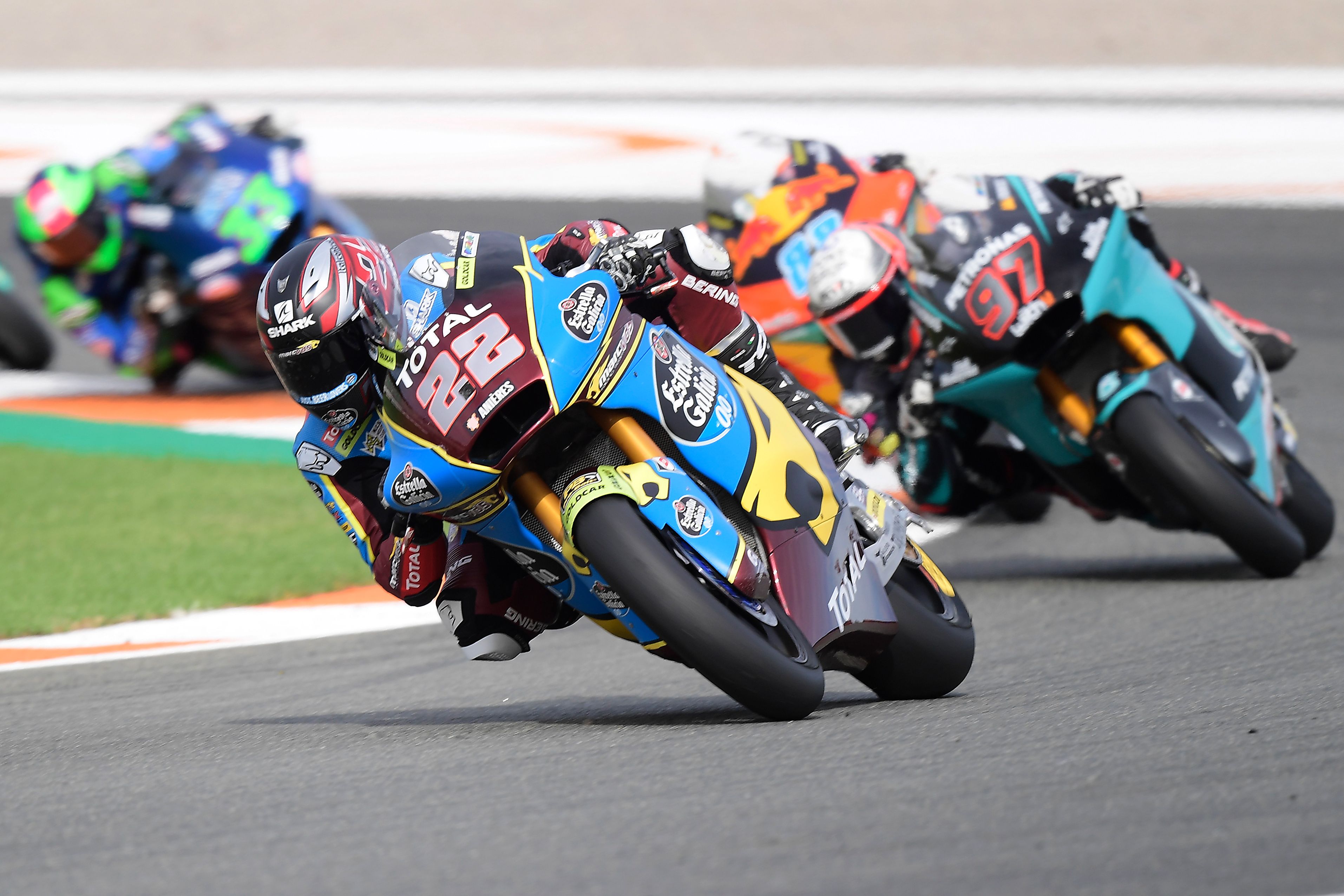 Ajang Moto2 di Valencia, Spanyol, November 2020.
