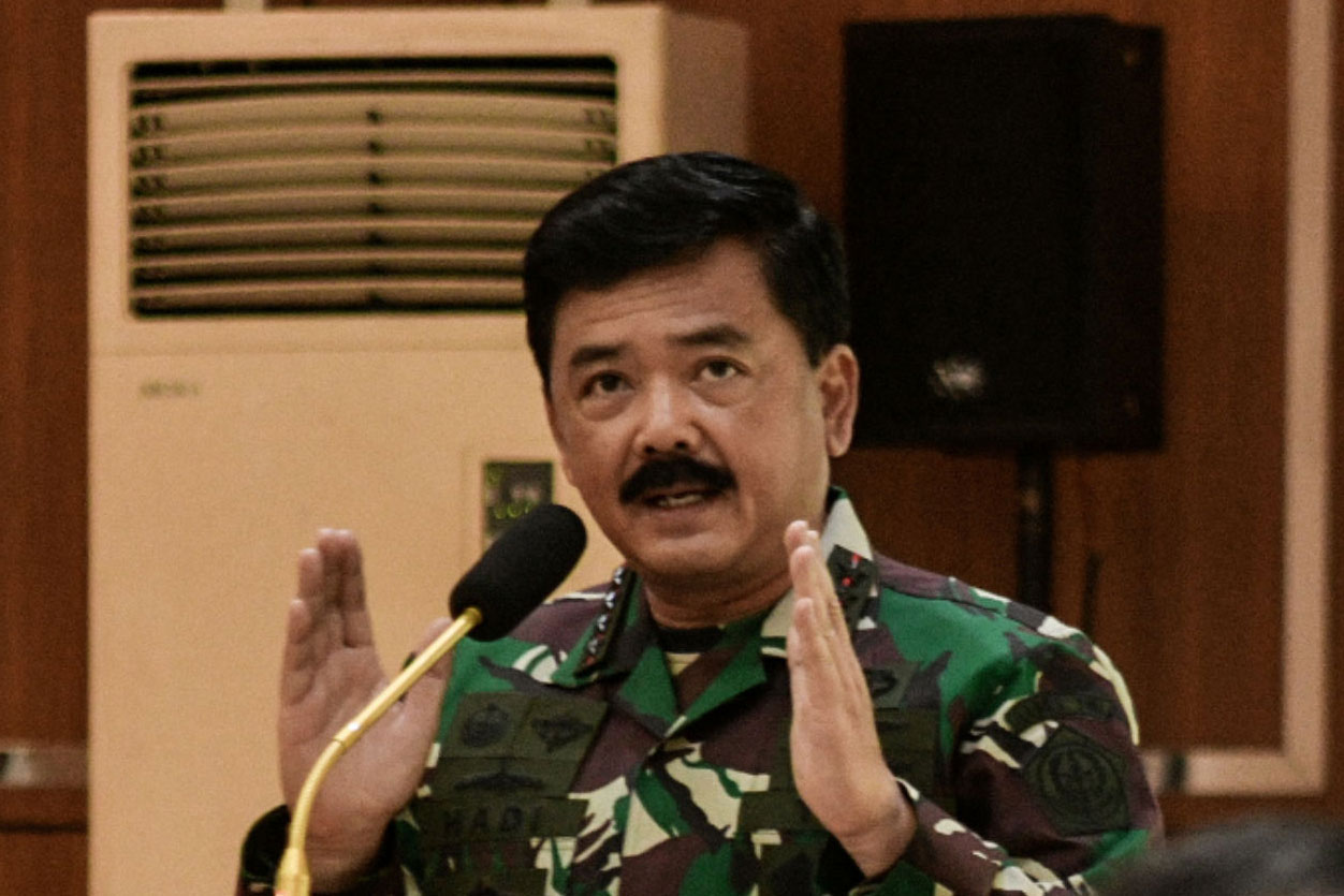 Panglima TNI Marsekal Hadi Tjahjanto 