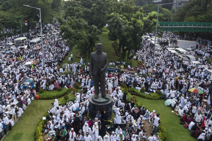 Momen Reuni 212 pada 2018 silam.