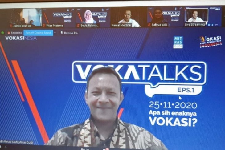 Vokatalks edisi pertama dibuka dengan bincang santai pendidikan vokasi bertema 'Apa Sih Enaknya Vokasi'