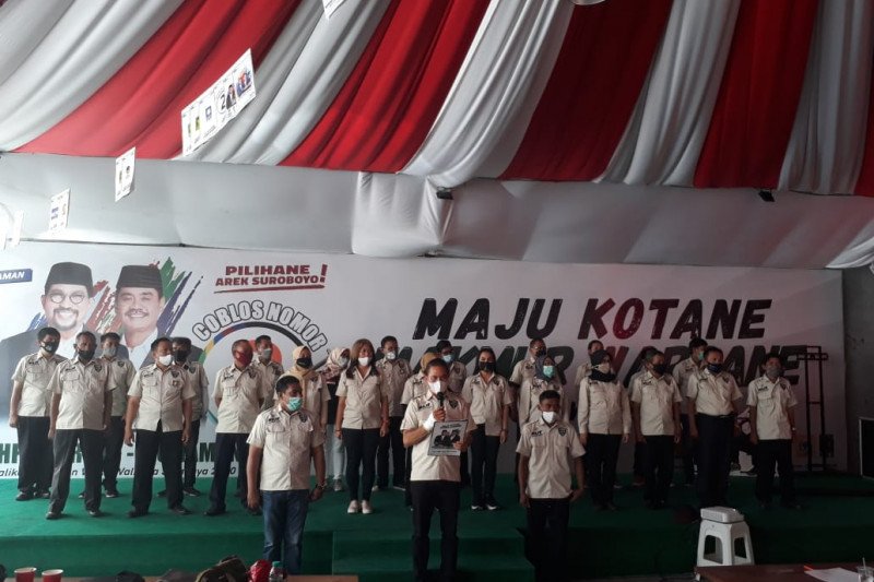 Relawan MAJU deklarasikan gerakan Lawan Kecurangan Pilkada Surabaya