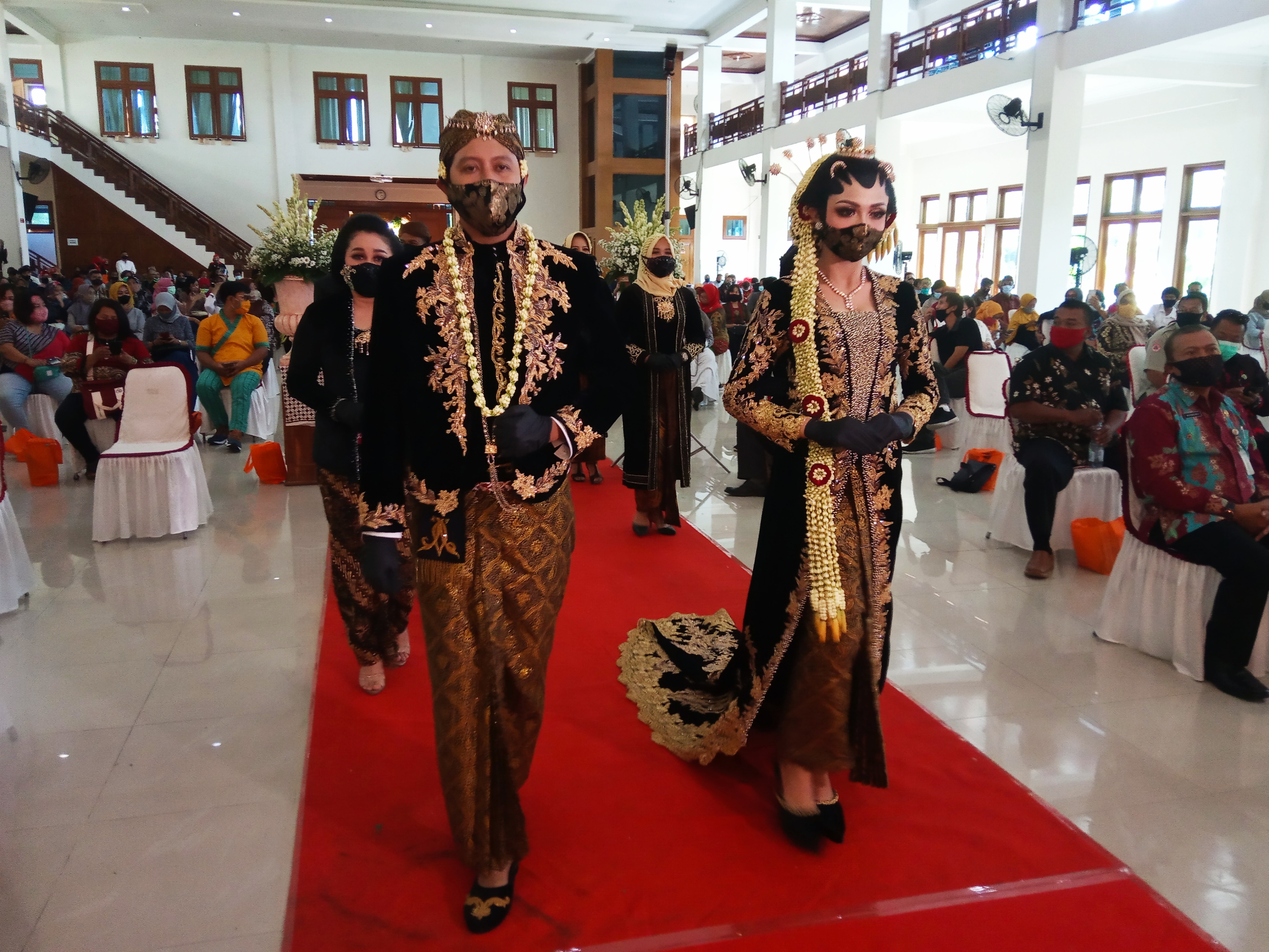 Simulasi pesta pernikahan di masa pandemi Covid-19 