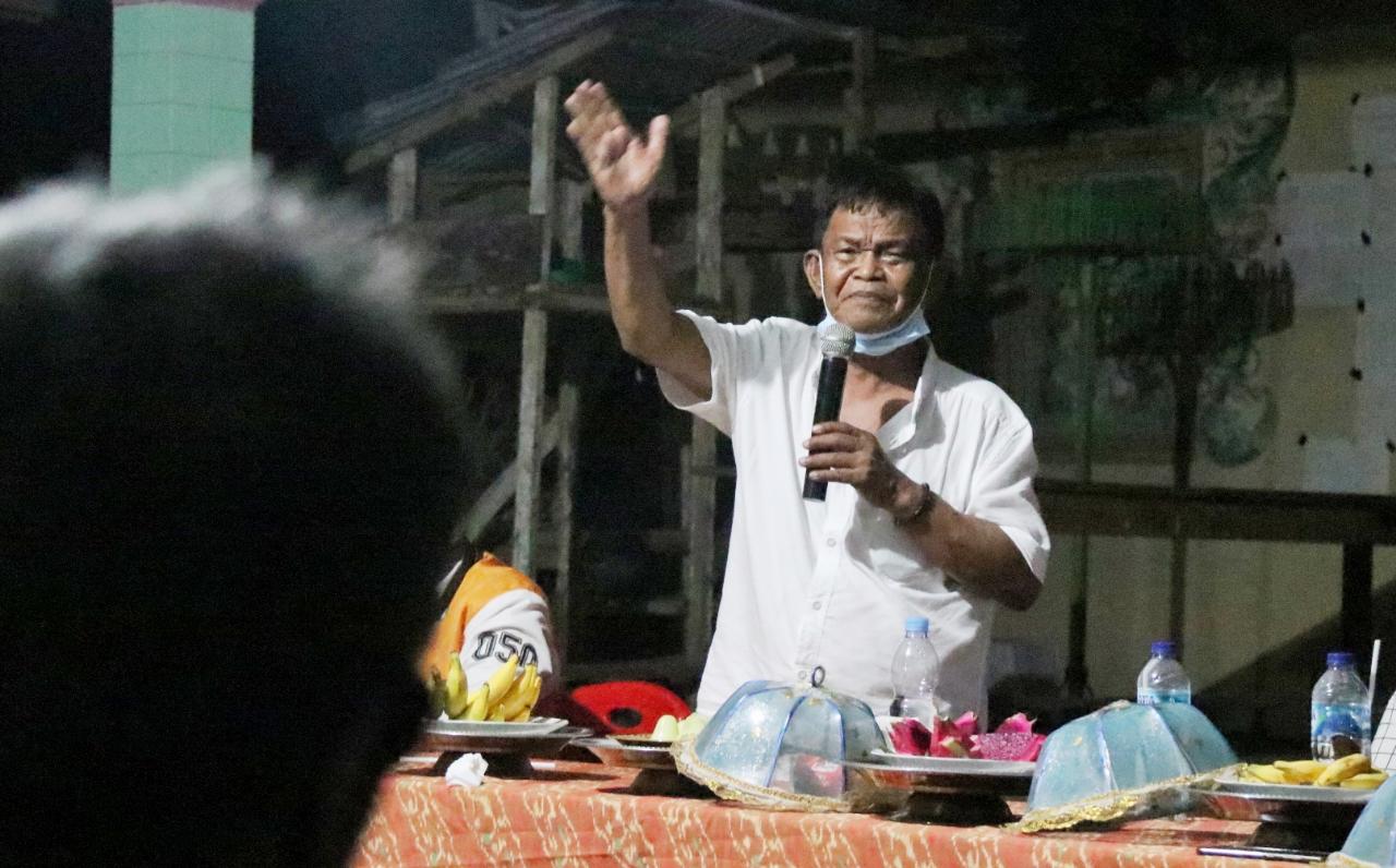 Calon Gubernur Sulawesi Tengah Rudy Mastura saat berkampanye.