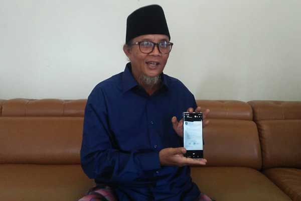 KH Asep Maoshul Affandy, Pimpinan Pondok Pesantren Miftahul Huda.