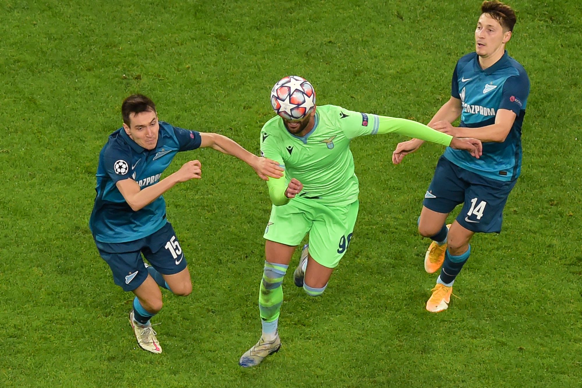 Laga Liga Champions antara Lazio dan Zenit St Petersburg