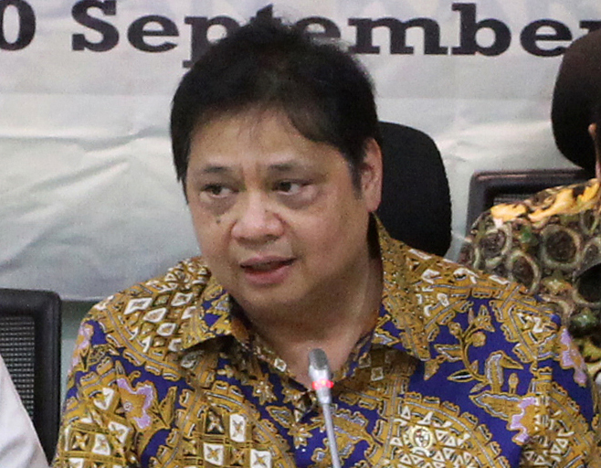 Menko Perekonomian Airlangga Hartarto 