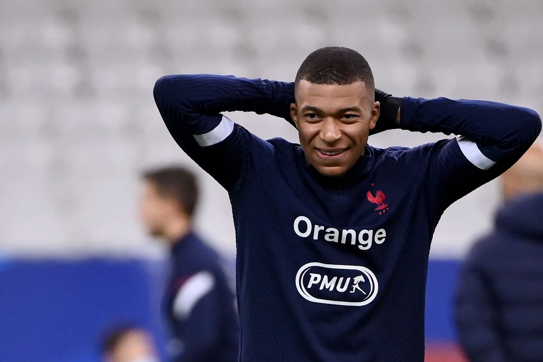 Penyerang timnas Prancis Kylian Mbappe