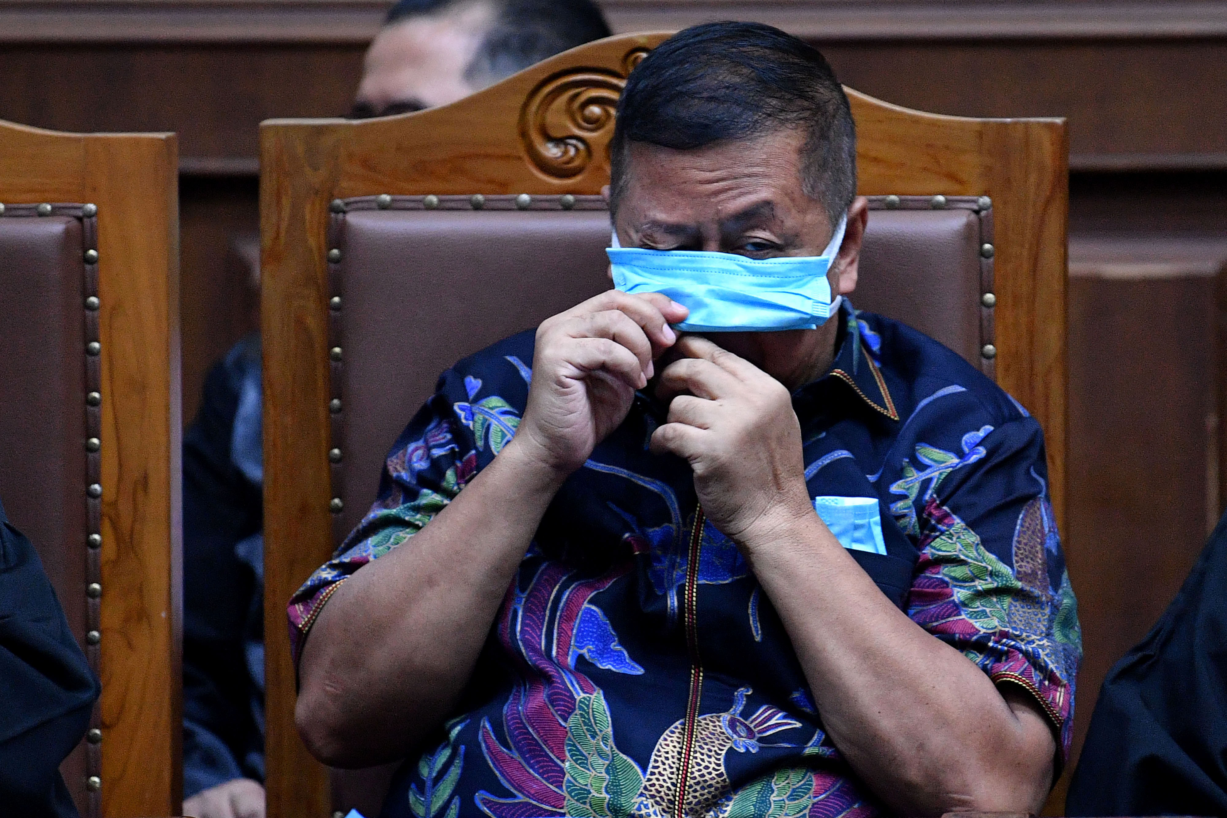 Terdakwa perantara suap Djoko Tjandra, Tommy Sumardi menjalani sidang lanjutan di Pengadilan Tipikor, Jakarta.