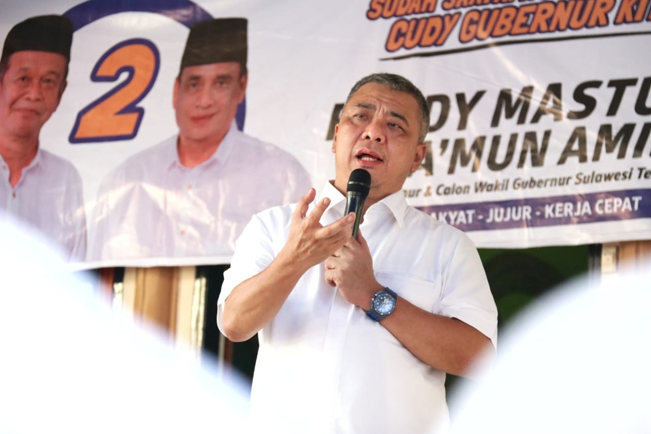 Wakil Ketua DPP Partai NasDem Ahmad M Ali optimis paslon No.2 mampu membenahi Sulteng lebih baik.