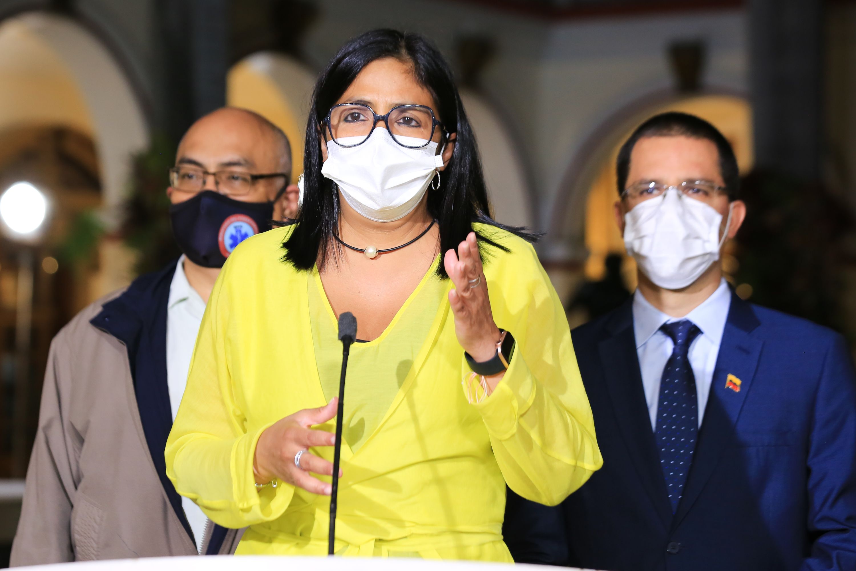Delcy Rodriguez, Wakil Presiden Venezuela.