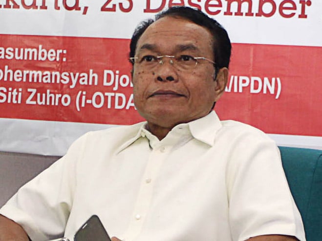 Pakar otonomi daerah Djohermansyah Djohan