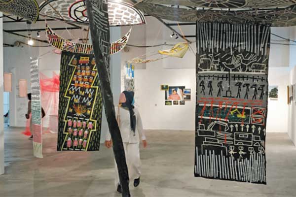 Pameran Asana Bina Seni yang berlangsung 11-18 November 2020. di Taman Budaya Yogyakarta.