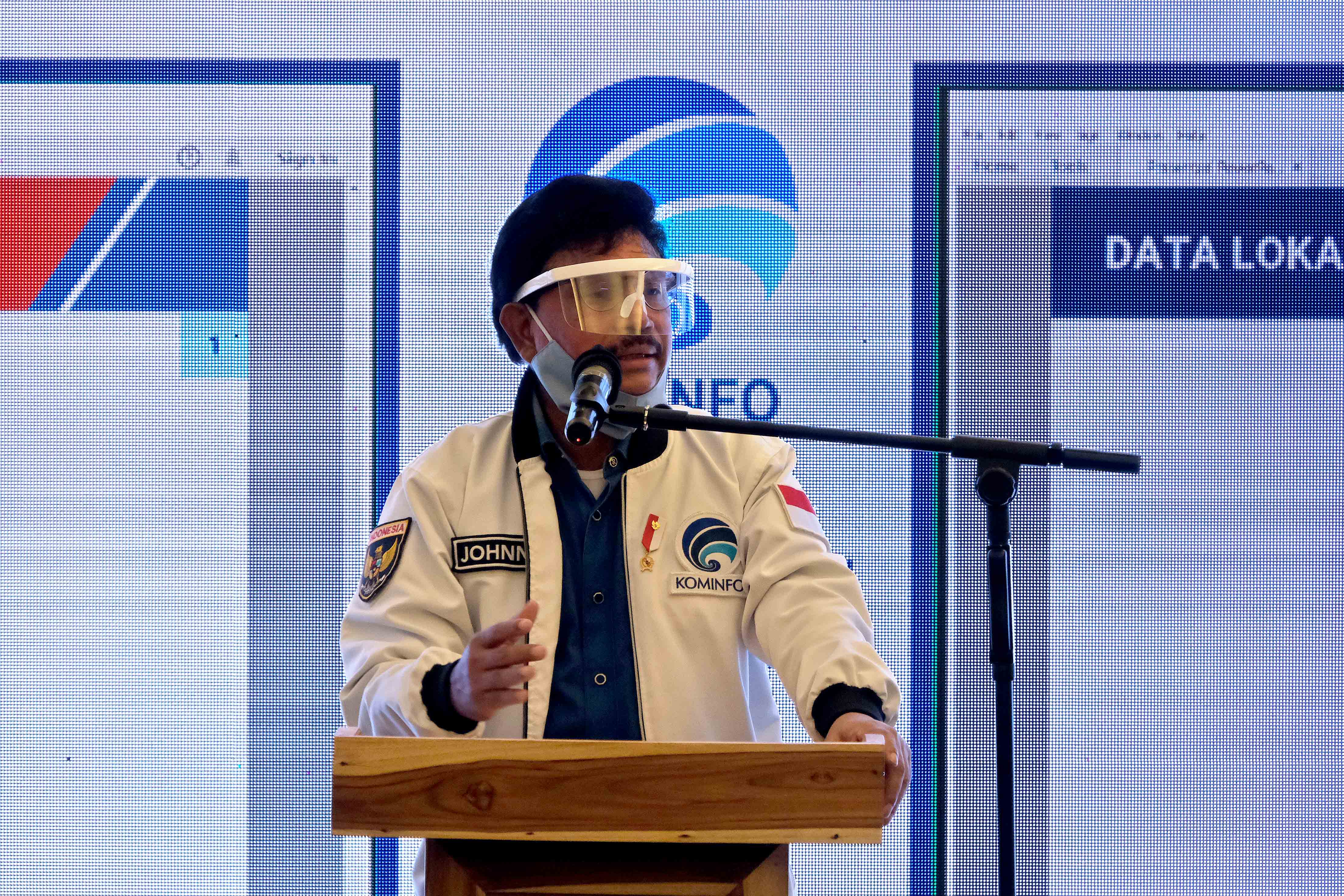 Menteri Komunikasi dan Informatika Johnny G Plate