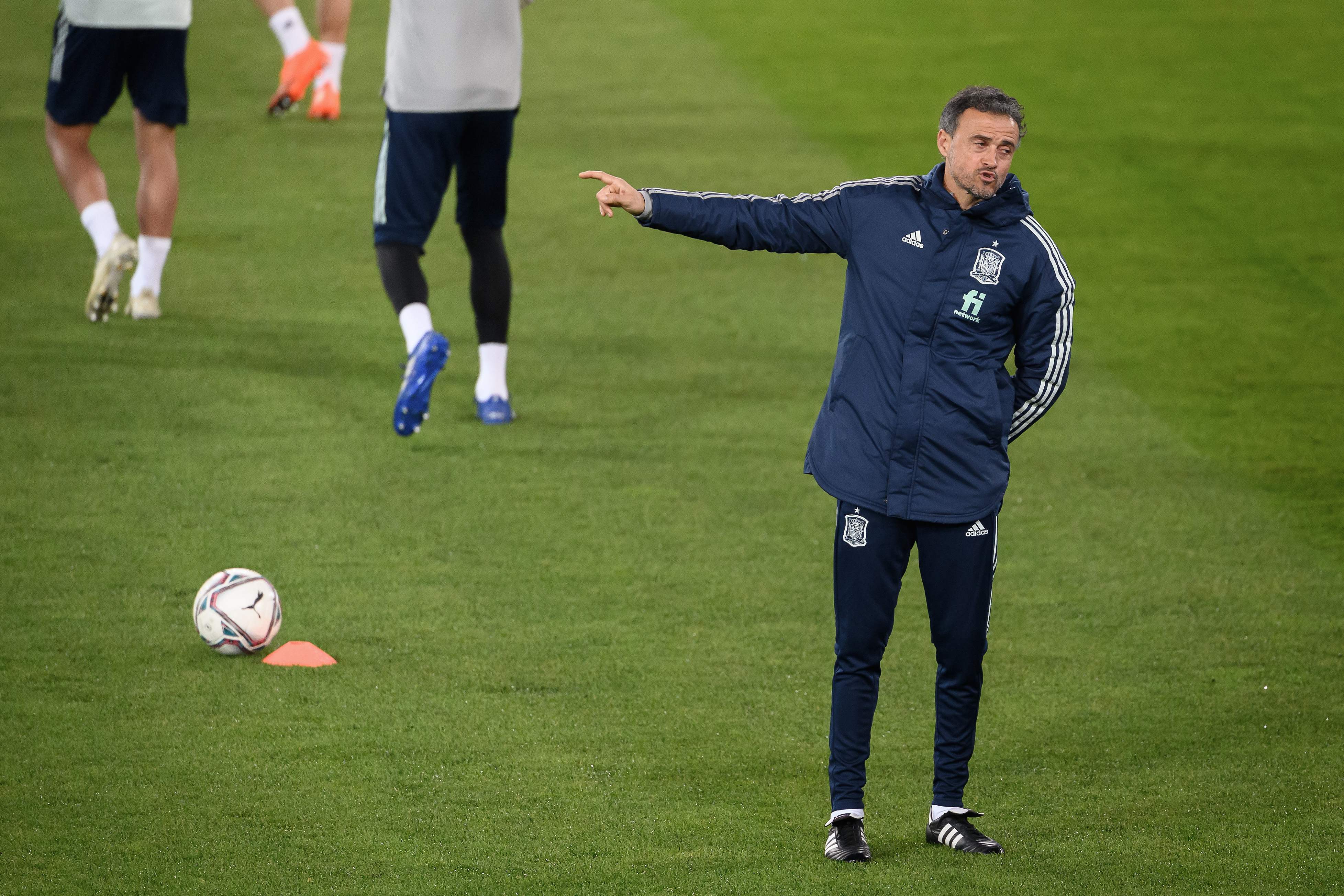 Pelatih timnas Spanyol Luis Enrique