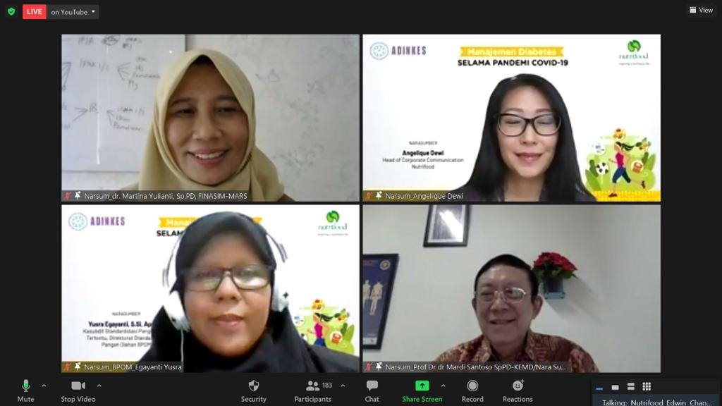Webinar  manajemen diabetes selama pandemi covid-19.