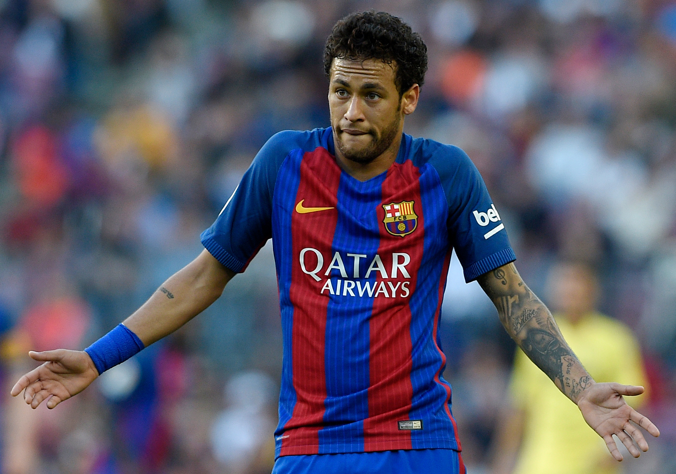Neymar kala masih berseragam Barcelona.
