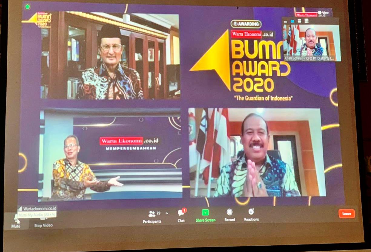 Djakarta Lloyd Raih Gelar Bergengsi Indonesia Best BUMN Award 2020