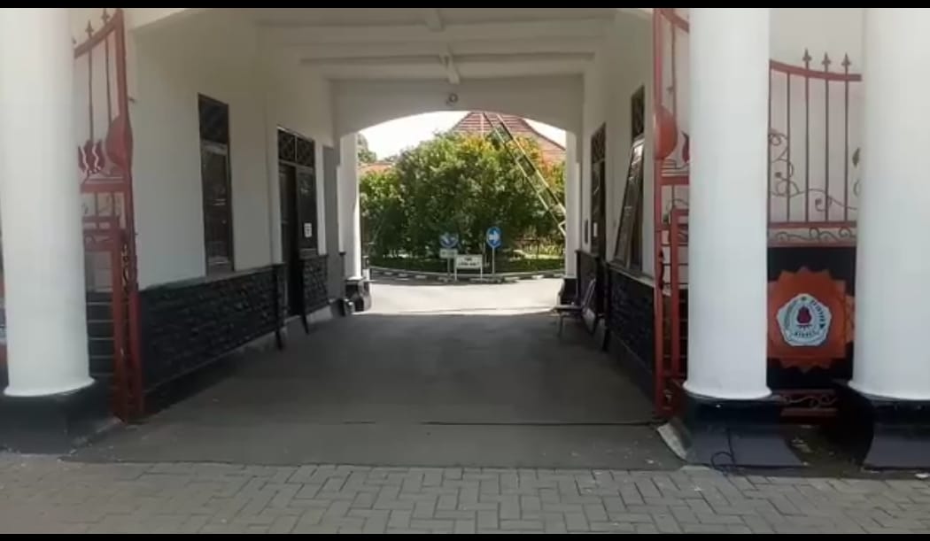 Suasana rumah dinas Bupati Brebes, Jawa Tengah