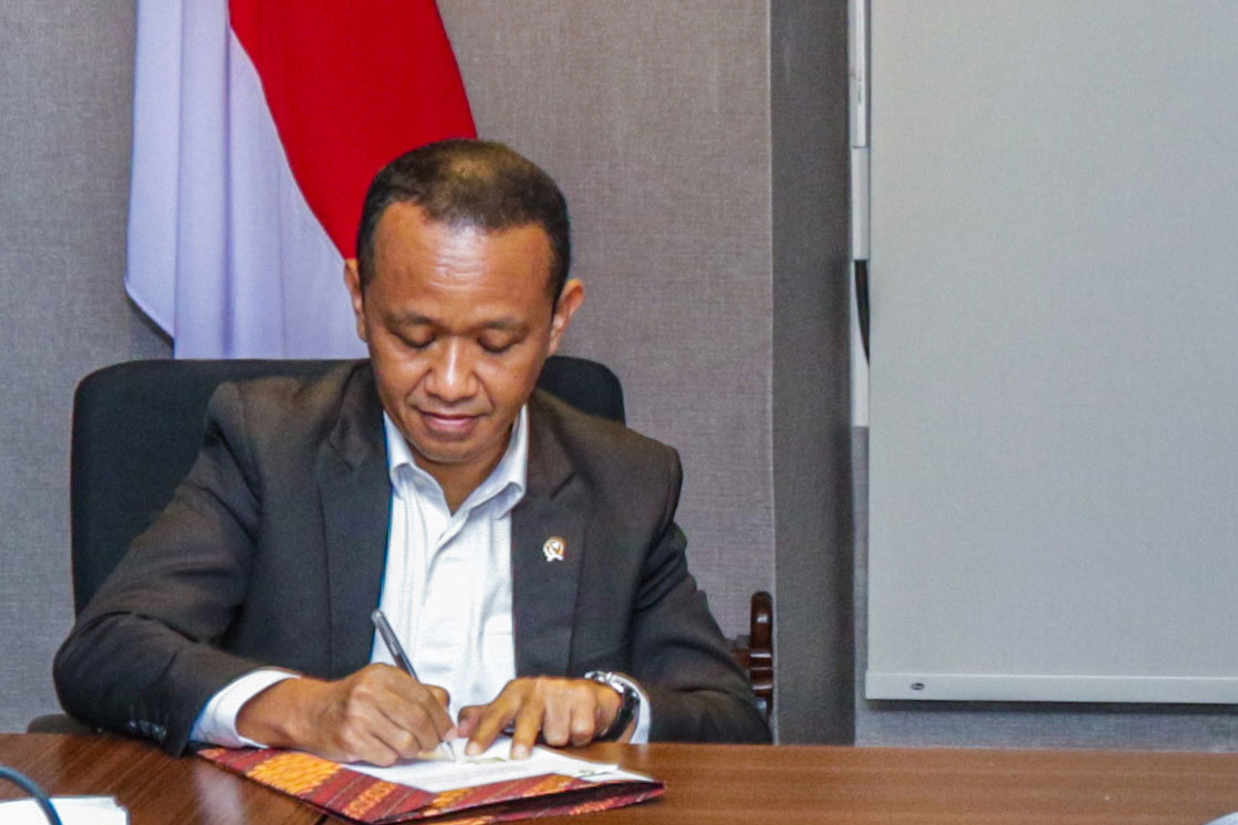 Kepala Badan Koordinasi Penanaman Modal (BKPM) Bahlil Lahadalia 