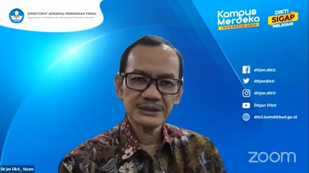 Direktur Jenderal Pendidikan Tinggi Kemendikbud Nizam.