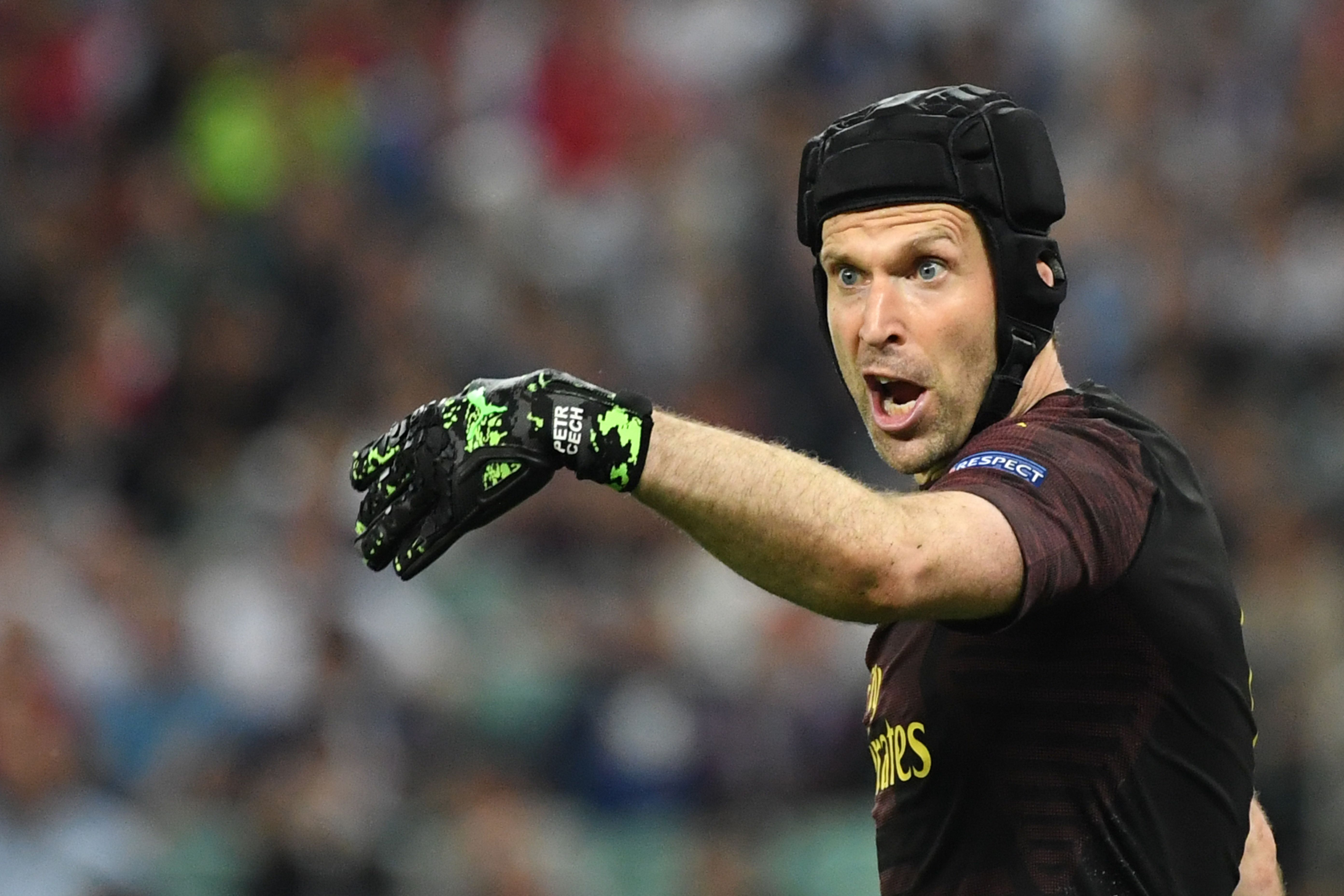 Penjaga gawang Chelsea Petr Cech.