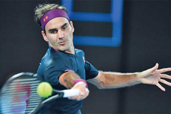 Petenis Swiss Roger Federer