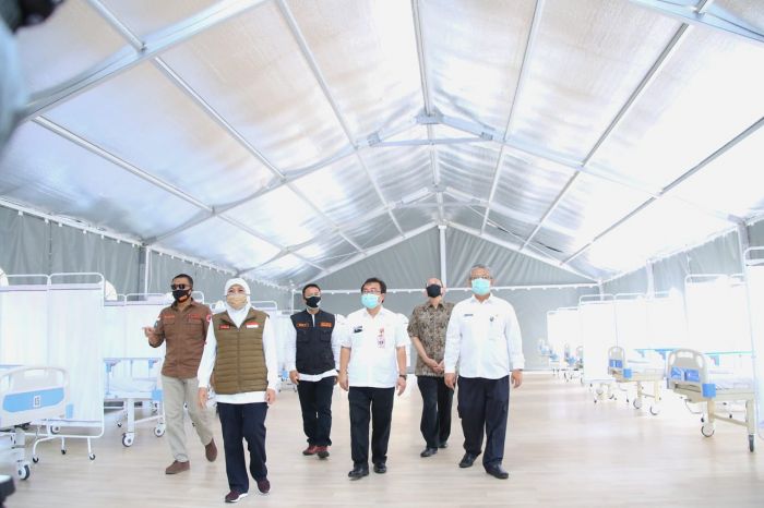 Pasien Covid di RSDL Indrapura Surabaya Naik Drastis