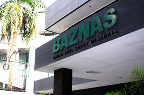 Kantor Badan Amil Zakat Nasional (Baznas) di Jakarta.