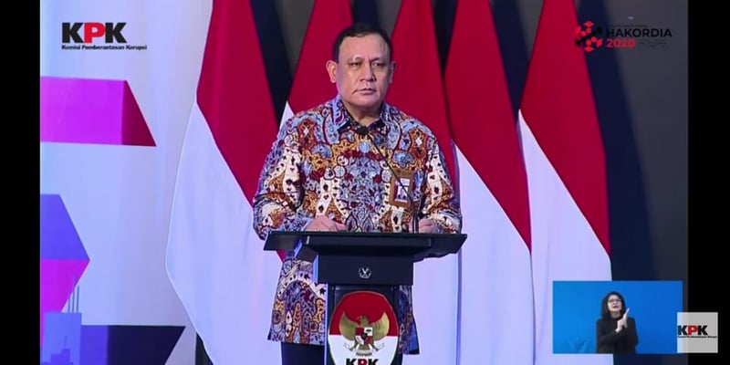 Ketua KPK firli Bahuri