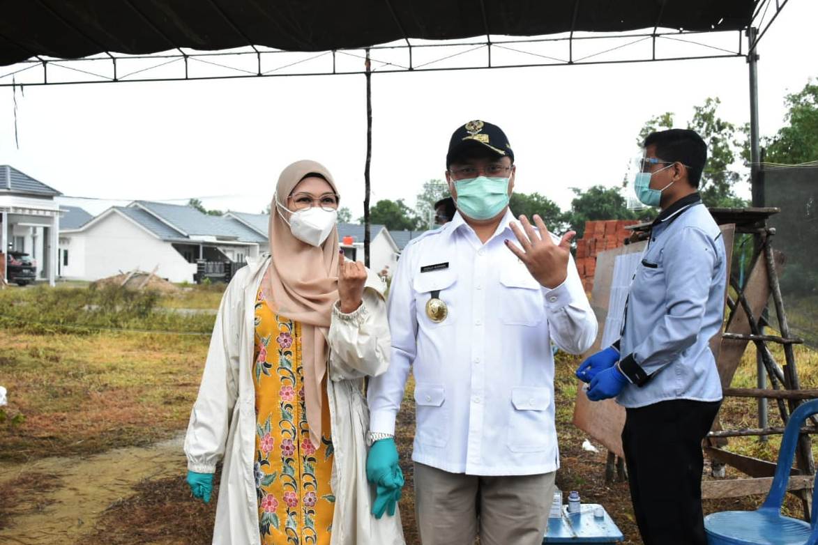 Gubernur Erzaldi (kanan) berharap agar dapat menerima hasil pilkada dengan lapang dada dan rasa syukur.
