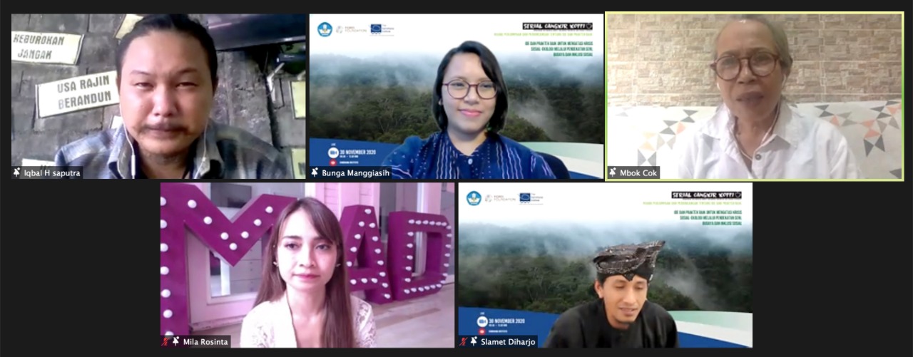 Empat seniman berbagi cerita mengatasi krisis ekologi dengan berkesenian