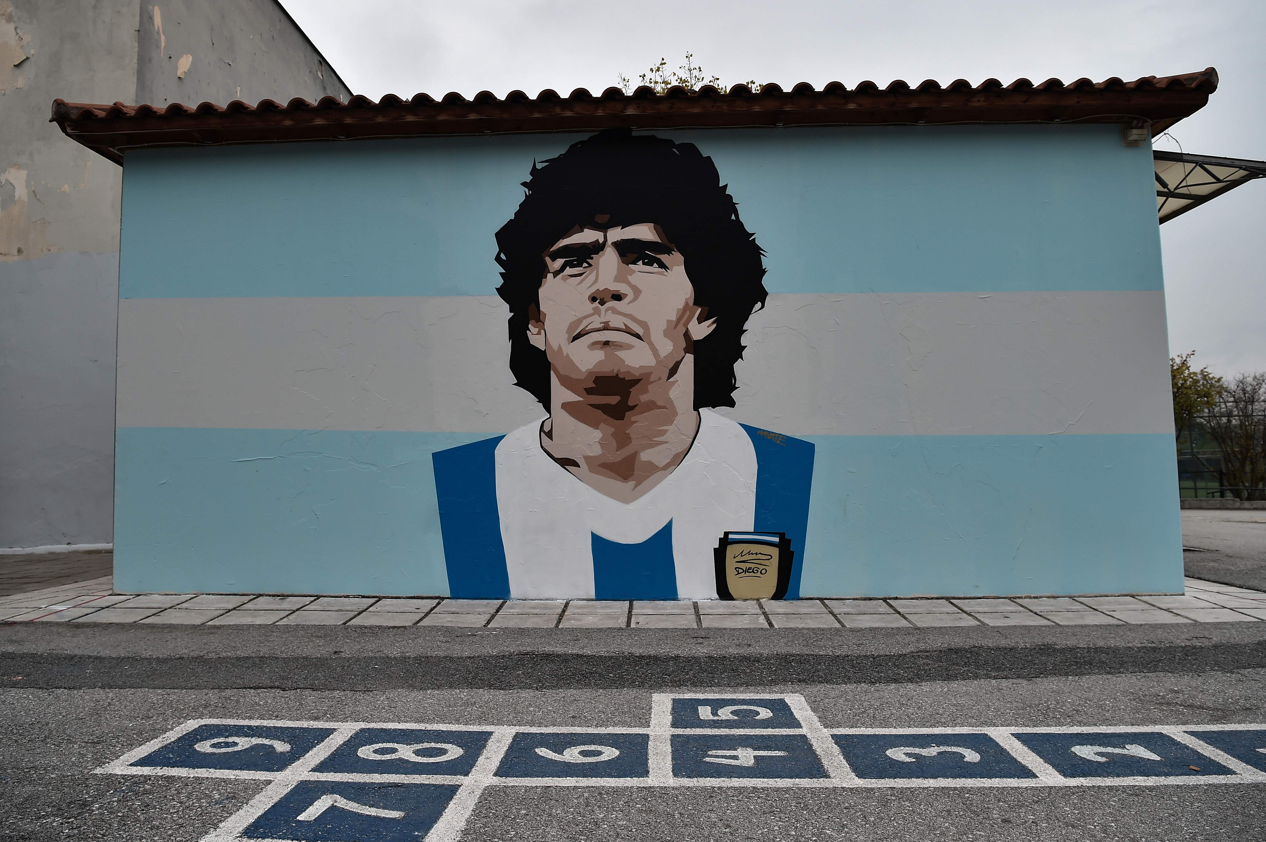 Grafiti Diego Maradona
