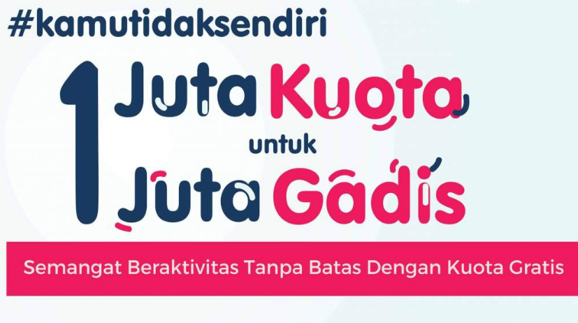 Gerakan satu juta kuota untuk satu juta gadis diluncurkan untuk membantu pelajar perempuan yang tidak memiliki akses internet.