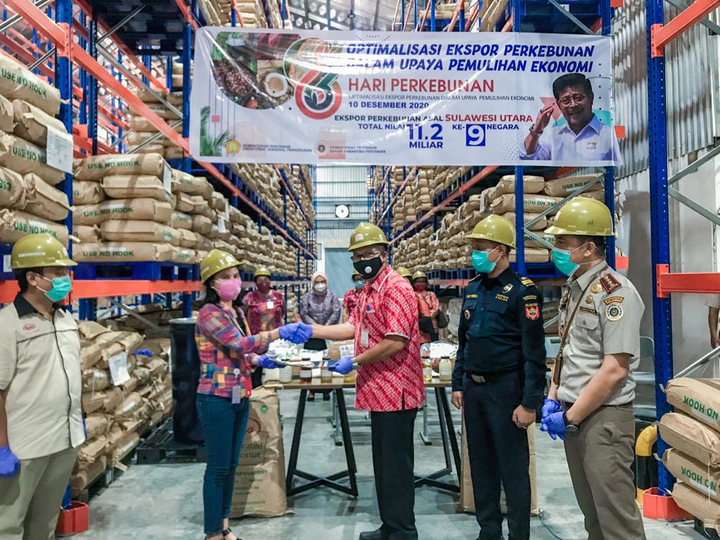 Peringati Harbunnas, Sulut Lepas Ekspor Hasil Perkebunan ke 9 Negara