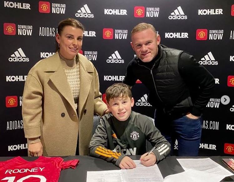 Putra Wayne Rooney Dikontrak Manchester United