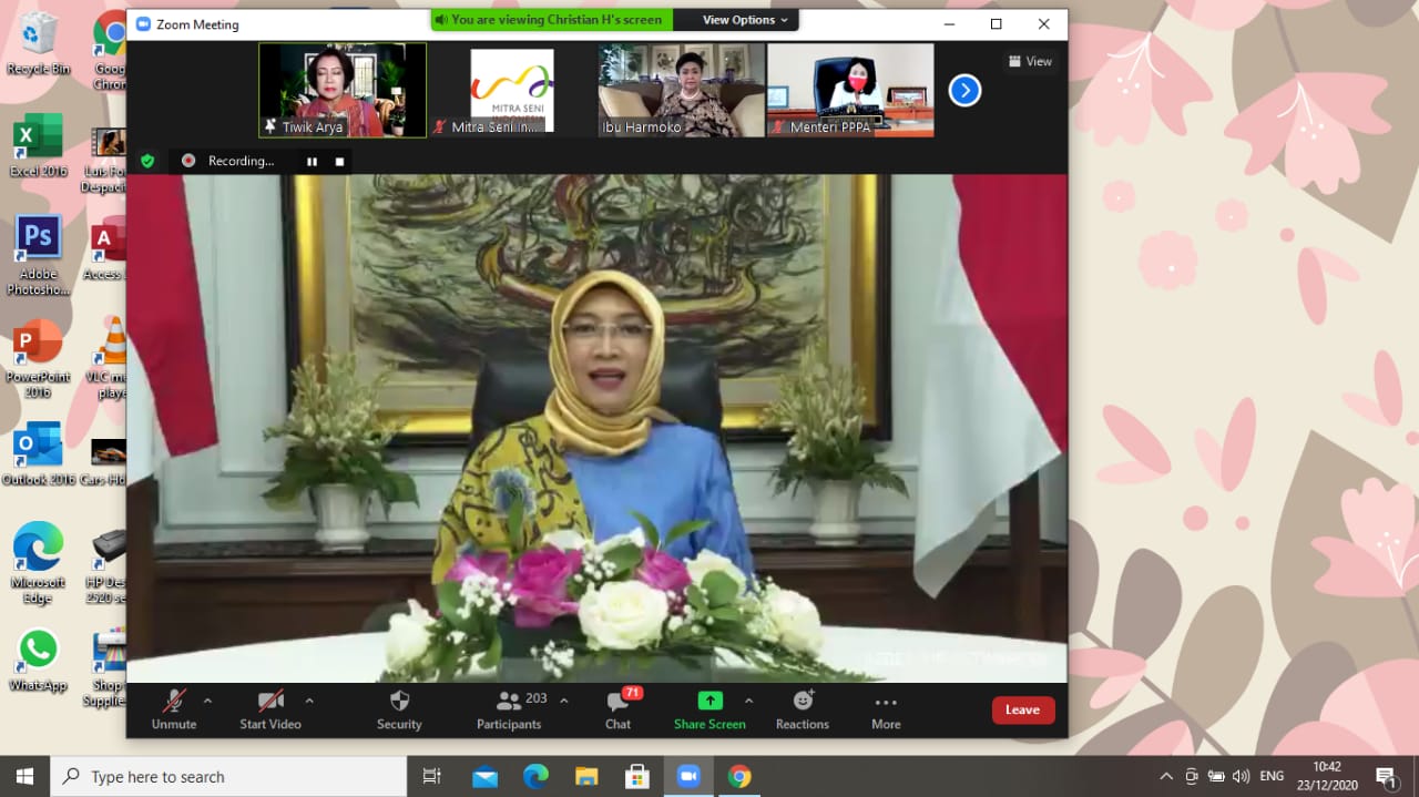 Istri Wakil Presiden RI Wury Ma'ruf Amin 