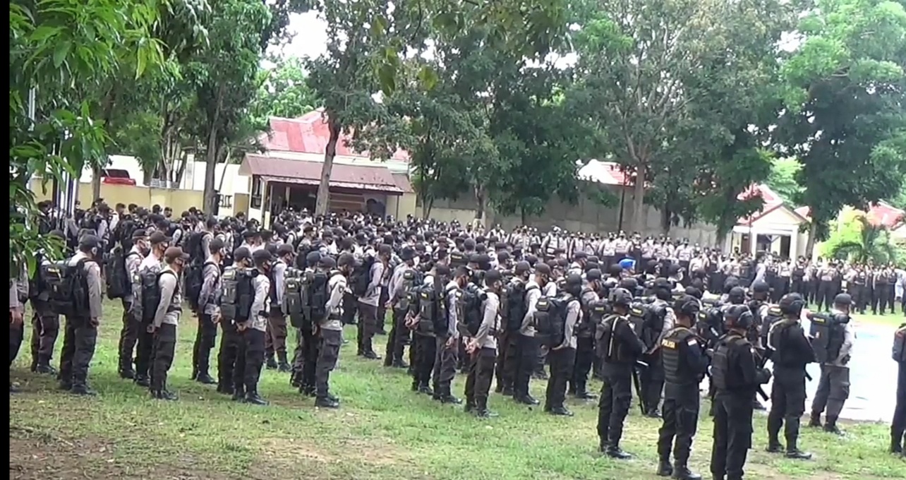 Apel Keamanan Pilkada di Polres Manggarai Barat, Nusa Tenggara Timur