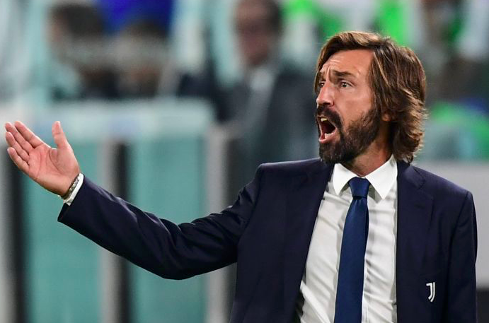 Pelatih Juventu Andrea Pirlo