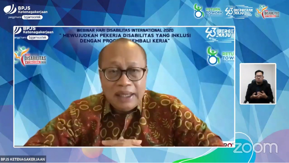 Direktur Utama BPJAMSOSTEK Agus Susanto. 