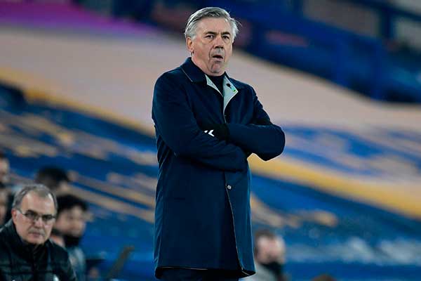 Manajer Everton Carlo Ancelotti 