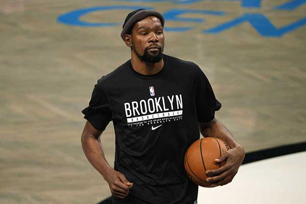 Pemain Brooklyn Nets Kevin Durant 