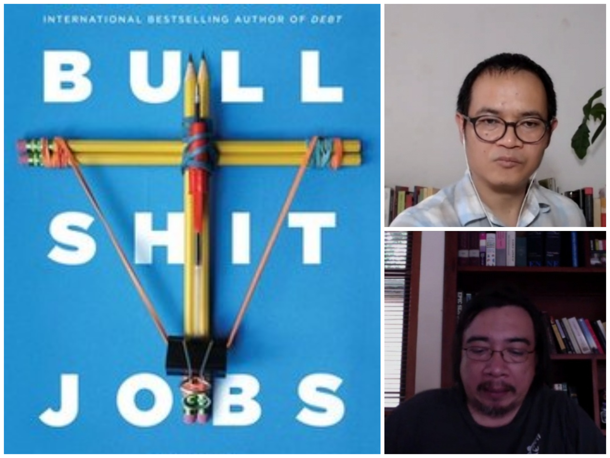 Diskusi buku David Graeber, Bullshit Jobs-A Theory. 